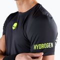 Мъжка тениска за тенис HYDROGEN Panther Tech Tee black/yellow 3