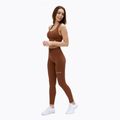 Дамски тренировъчен сутиен Gym Glamour push up кафяв 373 2