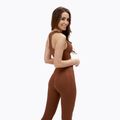 Дамски тренировъчен сутиен Gym Glamour push up кафяв 373 3