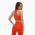 Дамски тренировъчен сутиен Gym Glamour push up orange 372 3