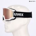 Предпазни ски очила UVEX Athletic CV Race white matt/mirror rose green clear 6