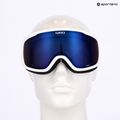 Дамски предпазни скиорски очила Giro Moxie white & grey chute/ amber pink/ yellow 10
