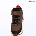 Младежки обувки Geox Flexyper Plus brown cotto / black 18