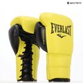 Боксови ръкавици Everlast Powerlock 2 Laced Pro Training neon yellow 14