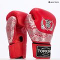 Боксови ръкавици Top King Muay Thai Power Snake червени/сребърни 7