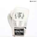Боксови ръкавици Top King Muay Thai Power Snake white/silver 7