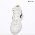 Nike Court Vision Mid Next Nature мъжки обувки бяло/бяло/черно 9
