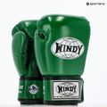 WINDY Classic Синтетична кожа зелени боксови ръкавици 8