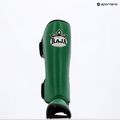 RAJA BOXING Олекотени предпазители за пищяли от естествена кожа тъмнозелени протектори за пищяли и стъпала 8