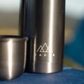 Мъжки комплект термоактивно бельо KADVA Streif Set безшевен черен 25