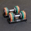 Комплект регулируеми дъмбели TREXO 2 x 10 kg multicolor 13