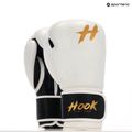 HOOK FIGHTING Готови за бой кожени боксови ръкавици бели 8