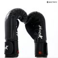 HOOK FIGHTING Готови за бой кожени боксови ръкавици черни 8