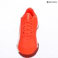 Детски обувки за хандбал PUMA Accelerate Jr светещо червено/бяло/тъмно малиново/черно 12