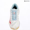 Дамски обувки за волейбол Mizuno Wave Voltage 2 white/calypso coral/pale banan 9