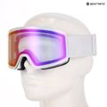 Скиорска маска UVEX Provoqe V white matt/vario pink mirror 6
