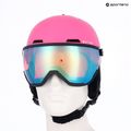 Детска скиорска каска ATTABO Avens 2.0 Jr Visor pink 18