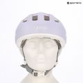Детска велосипедна каска ABUS Smiley 3.0 ACE LED pure lavender 9