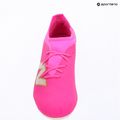Детски футболни обувки New Balance Furon Team V8 FG pink heat/sea salt/gold metallic 9