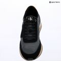 Мъжки обувки Calvin Klein HM0HM02212 Retro Runner Bans Leather Suede black/iron gate/amber gold 9