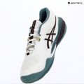 Мъжки обувки за тенис ASICS Gel-Resolution X Clay white/dark aubergine 9