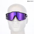 100% Speedcraft слънчеви очила полирано черно/ хипер поляризирано лавандулово огледало 6