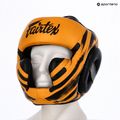 Боксова каска Fairtex Microfiber Headguard gold 7