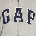 Мъжки суитшърт GAP XLS FT Arch FZ HD b10 grey heather 4