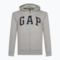 Мъжки суитшърт GAP XLS FT Arch FZ HD b10 grey heather 5