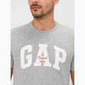 Мъжка тениска GAP Logo Original Tee grey heather 4
