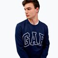 Мъжки суитшърт GAP Logo Crewneck blue navy 4