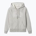 Дамски суитшърт GAP V-Gap Heritage FZ HD light heather grey 5