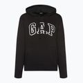 Дамски суитшърт GAP V-Gap Heritage PO HD true black 3