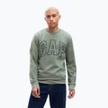 Мъжки суитшърт GAP Logo Crewneck sage