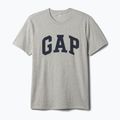 Мъжка тениска GAP Soft Basic Logo heather grey 4