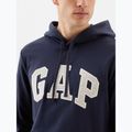 Мъжки суитшърт GAP Heritage French Terry Fullzip Logo blue navy 4