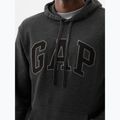 Мъжки суитшърт GAP Heritage French Terry Logo charcoal heather 4