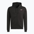 Мъжки суитшърт Reebok Identity SL Fleece FZ черен/бял/векторно червен 4