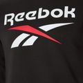 Мъжки суитшърт Reebok Identity Big Logo Fleece Crew black/white/vector red 3