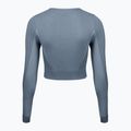 Дамски тренировъчен екип с дълъг ръкав Reebok RBK Lab Seamless Crop upgrade blue 2