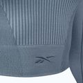 Дамски тренировъчен екип с дълъг ръкав Reebok RBK Lab Seamless Crop upgrade blue 3
