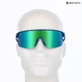 Слънчеви очила Red Bull SPECT Dakota matt blue/smoke with green-purple mirror 7