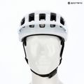 Велосипедна каска POC Cularis hydrogen white/uranium black matt с лого 6