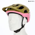 Велосипедна каска POC Cularis olivine green matt/thulite pink matt 6