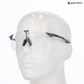 Слънчеви очила 100% Hypercraft SQ gloss light grey/rose gold mirror photochromic 7