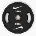 Бъмпер тежести  Nike Strength Pro Urethane Plates 20 kg black/white 2
