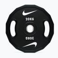 Бъмпер тежести  Nike Strength Pro Urethane Plates 20 kg black/white 4