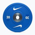 Бъмпер тежести Nike Strength Pro Urethane Bumper Plates 20 kg blue/white