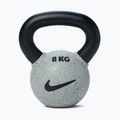 Кетълбел Nike Strength Rubber Coated 8 kg smoke grey