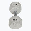 Гумиран дъмбел/гира Nike Strength Grind Dumbbell 32,5 kg wolf grey 2